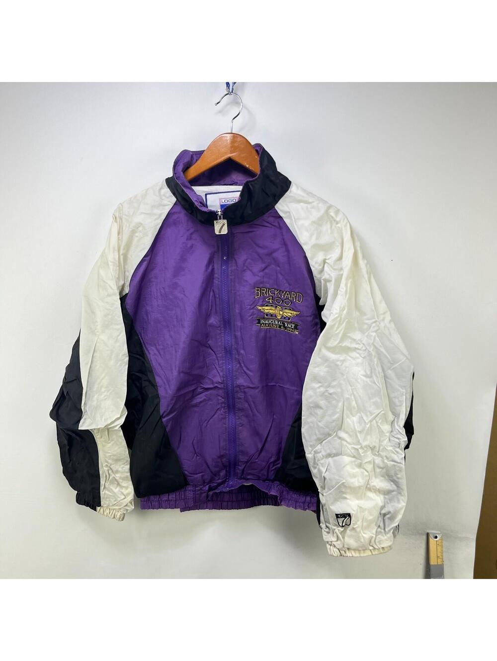 Vintage 90s Brickyard 400 NASCAR Racing Jacket Large